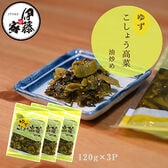 【120g×3P】伊藤食品 九州産ゆずこしょう高菜