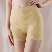 【ベージュ】ボクサーレースショーツ