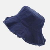 【ネイビー】フリンジバケットハット