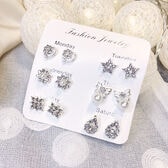 シルバーピアス 6ペアセット