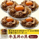 【計5袋(1袋80g×5袋)】牛玉丼の具