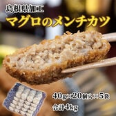 【計4kg/(40g×20個入)×5袋】『マグロのメンチカツ』  島根県加工
