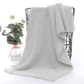 【ライトグレー】フェイスタオル