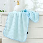 【ライトブルー】ループ付きフェイスタオル