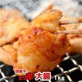 【1kg(100g×10パック)】国産牛 ピリ辛 大腸(シマチョウ テッチャン)