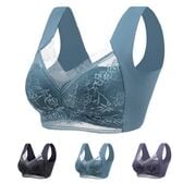 【3色セット／Lサイズ（Sサイズ相当）】快適ワイヤレスブラ