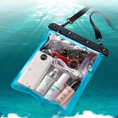 【カラーランダム】プールやアウトドア、小物も収納できる防水性能抜群の斜め掛けバッグ