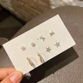 【A01】スタッドピアスセット4ペア