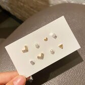 【A02】スタッドピアスセット4ペア