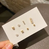 【A03】スタッドピアスセット4ペア