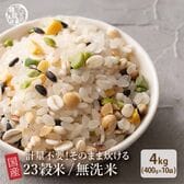【4kg(400g×10袋)】国産雑穀入り無洗米（栄養満点23穀米）水を足して炊くだけ♪