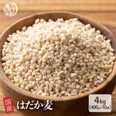 【4kg(400g×10袋)】国産 はだか麦 (雑穀米・チャック付き)