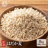 【8kg(400g×20袋)】国産 はだか麦 (雑穀米・チャック付き)