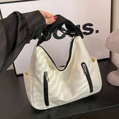 【ホワイト】キャンパストートバッグ