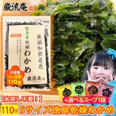 【カットわかめ 110g＆ オニオンスープ 1袋】徳島県産 乾燥わかめ＋オニオンスープ