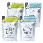 【各2点セット】ホワイトムスク　シャンプー コンディショナー 詰替タイプ