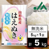 【予約受付】10/1~順次出荷【5kg】令和7年産 山形県産はえぬき無洗米5kg×1袋