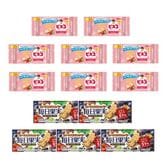 グリコ ビスコミニパック＜いちご＞（8コ）＆毎日果実3枚（5コ）