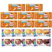 【計16個】ビスコミニパック＜メープル＞＆バランスオンminiケーキ＜チョコブラウニー・チーズケーキ