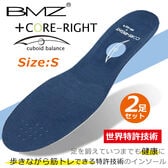 【2足セット・Sサイズ】CORE-RIGHT＋BMZインソール