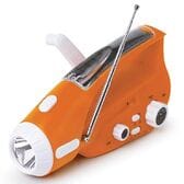 手回し式充電 ラジオライト GLHRL-OR オレンジ