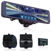 KEIYO ミラー型ドライブレコーダー 3カメラ スマートルームミラー 360度 AN-R106