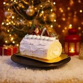 【12/22着】【1本】白金プレミアムジャージーブッシュドノエル(苺)