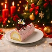 【12/22着】【1本】白金ブッシュドノエル(苺)