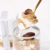 【4本】白金グラススイーツ（モンブラン 献上栗山江栗）