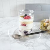 【4本】白金グラススイーツ（ショートケーキ ベリー）