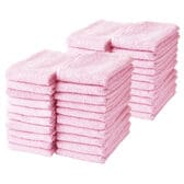フェイスタオル【ベビーピンク 40枚セット】