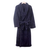 【ネイビー2枚組】スーパーソフトマイクロファイバーガウン