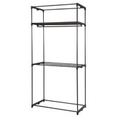 【2段掛け】選べるカバー付きクローゼットハンガー 幅90cm