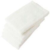 フェイスタオル【ホワイト 5枚セット】