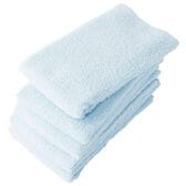 フェイスタオル【ライトブルー 5枚セット】