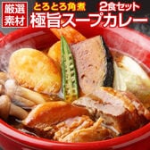【賞味期限間近】【2食（250g×2袋）】北海道極旨 とろとろ角煮のスープカレー【B】