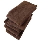 フェイスタオル【カカオ  5枚セット】