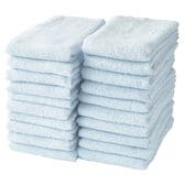 フェイスタオル【ライトブルー 20枚セット】