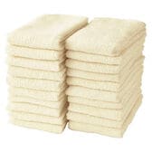 フェイスタオル【パールイエロー 20枚セット】