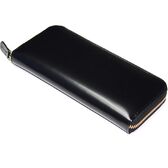 BEAMZSQUARE 馬革 コードバン ラウンドファスナー 長財布 BZSQ-550BK