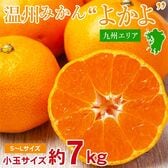 【約7kg/S~Lサイズ】九州みかんよかよ♪  九州産温州みかん厳選 小玉