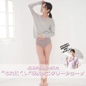 【Mサイズ／吸水部：薄パープル】看護師さんとつくった 「もれにくい」吸水サニタリーショーツ