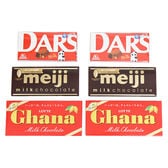 【計6コ】明治・森永・ロッテ ミルクチョコレートセット
