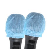 マイクカバー 使い捨て 100枚 セット  ブルー