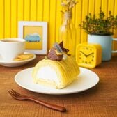 【1本】幻のさつまいもシルクスイートの白金モンブランロール(ハーフ)