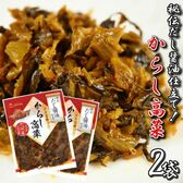 【計200g(100g×2袋)】辛子高菜 だし醤油仕立て からし高菜漬 お試し 九州特産 漬け物
