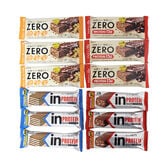 【4種・計12個】ゼロ プロテインチョコバー・グラノーラチョコバー＆ in バープロテイン