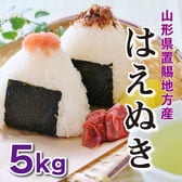 【5kg】令和7年産 新米  山形県置賜産はえぬき（5kg×1袋）