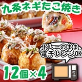 【計48個/(30g×12個入)×4セット】九条ねぎのたこ焼きセット