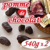 【計1080g/540g×2】りんごチョコレート